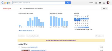 Gérer et supprimer lhistorique de vos recherches